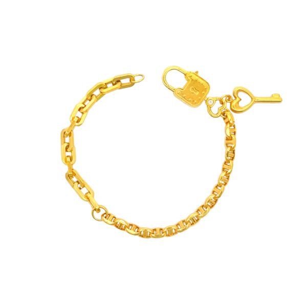 Heartfelt Lock & Key Bracelet