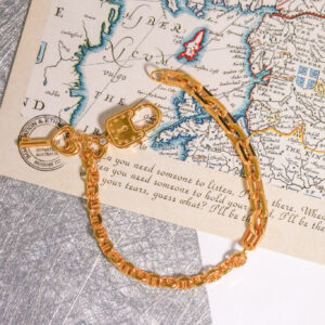 Heartfelt Lock & Key Bracelet - 图片 3