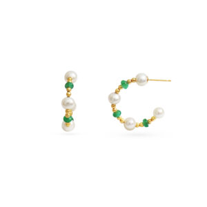 Sage Pearl Earrings