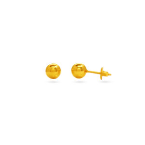 Modern Plain Bead Earstuds