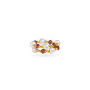 Crimson Pearl Ring