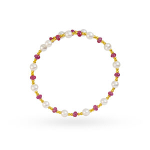 Fluorescent Pearl Bangle