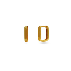 Squoval Hoop Earrings