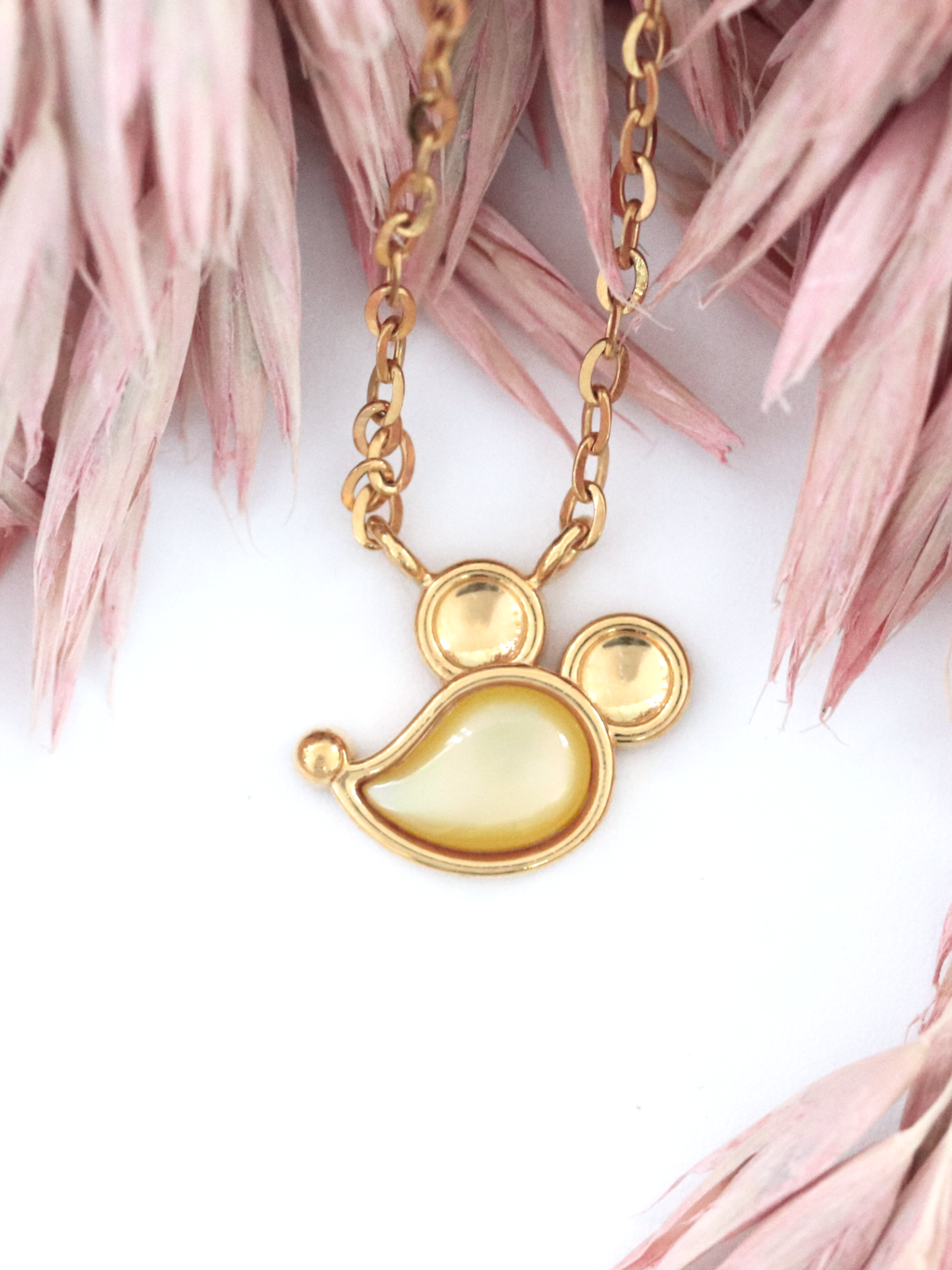 Prismatic Rat Necklace in Yellow